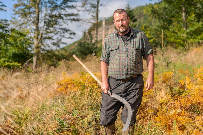 Documentary, Environmental Portait of a Forester on Brahan Estate in the Scottish Highlands