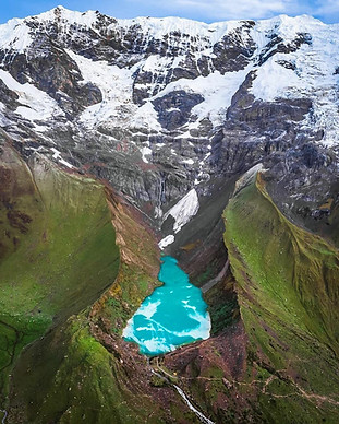LAGUNA HUMANTAY VISTA PANORAMICA DE DRON