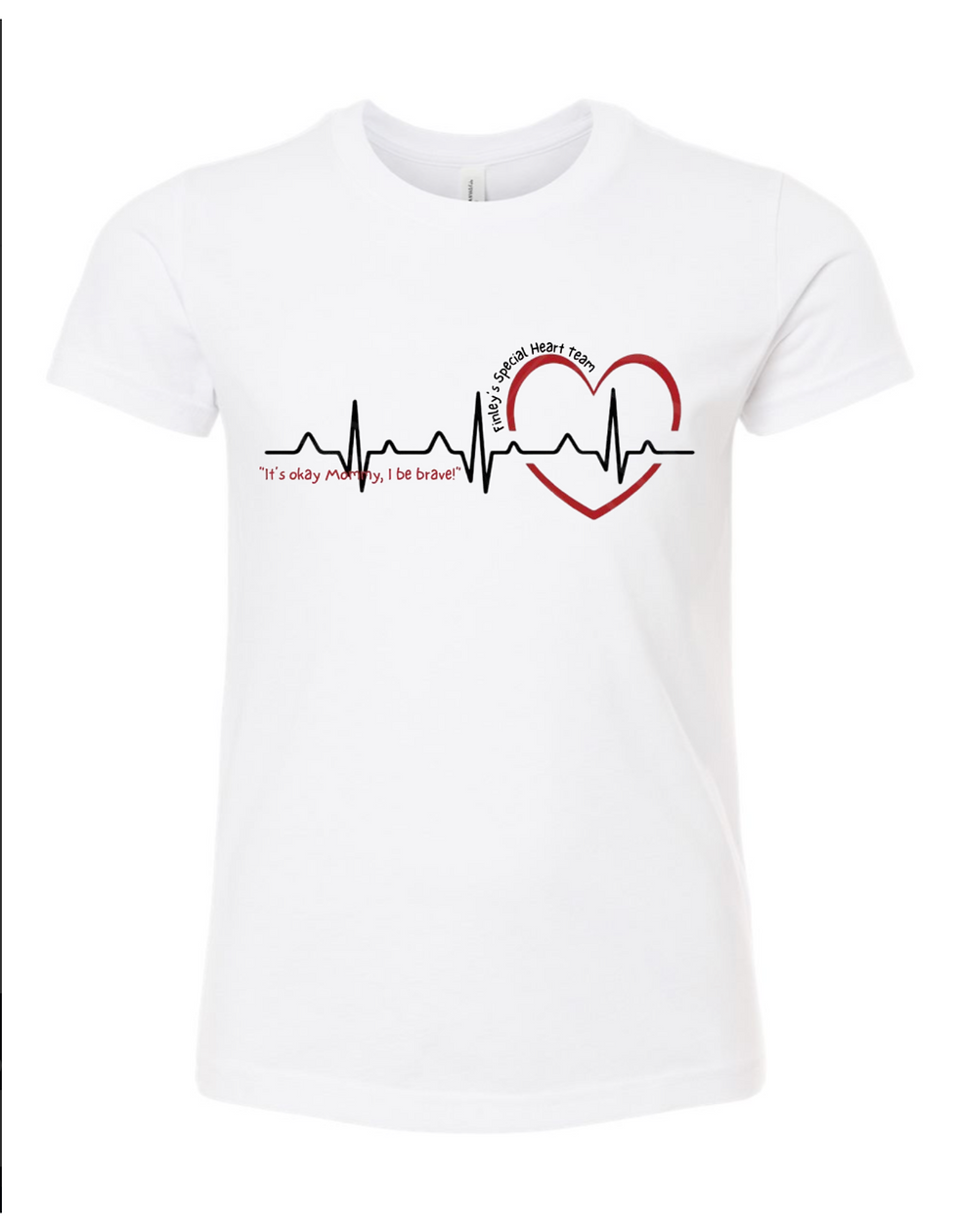 Thumbnail: Finley's Special Heart Team  Unisex Tee | in White