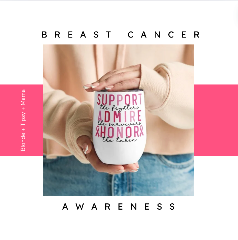 Pink + Tober 12oz Wine Tumbler