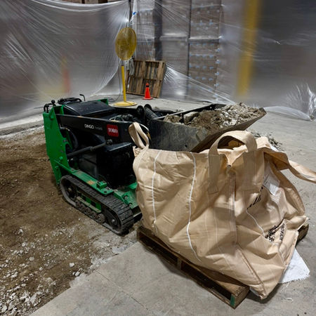 concrete slab demolition warehouse floor Chicago area