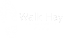 Walk Hay logo white