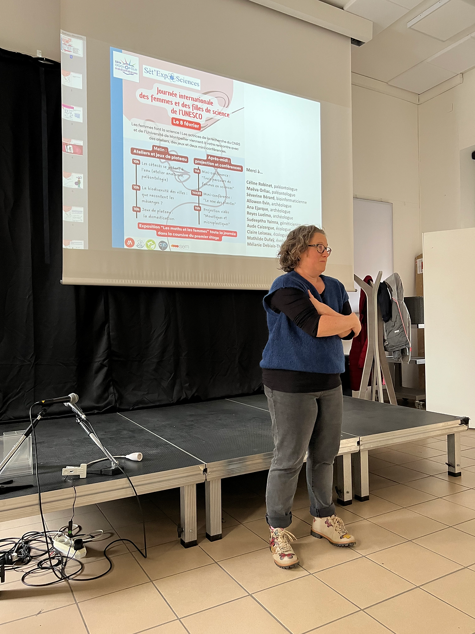 Un grand merci à Mélanie Debiais Thibaud pour l'oganisation de cette journee