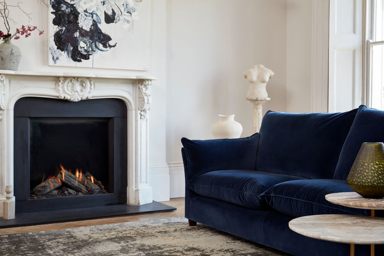 Handmade Planted sofa in a considered living room interior