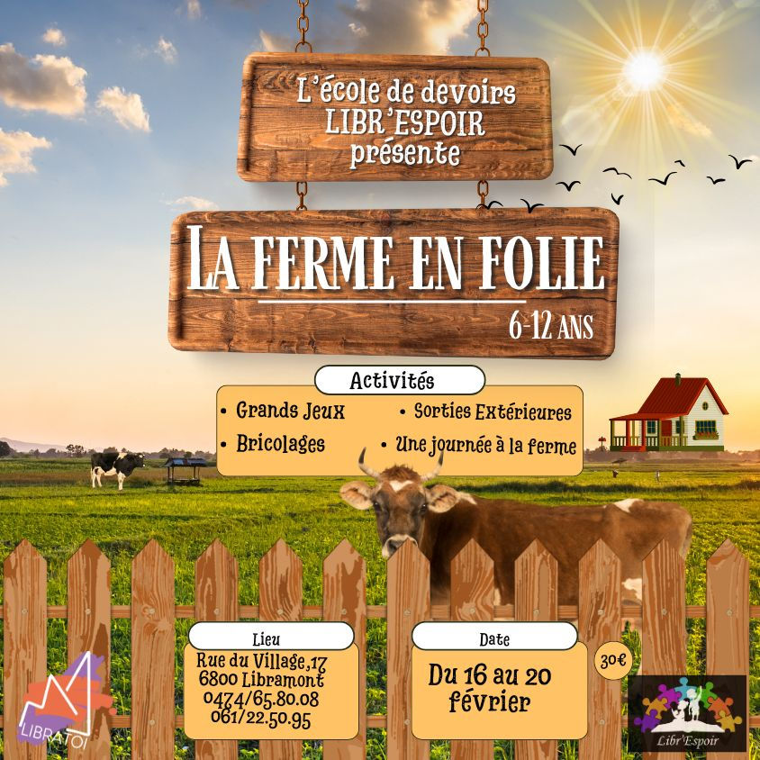 Stage La ferme en folie 