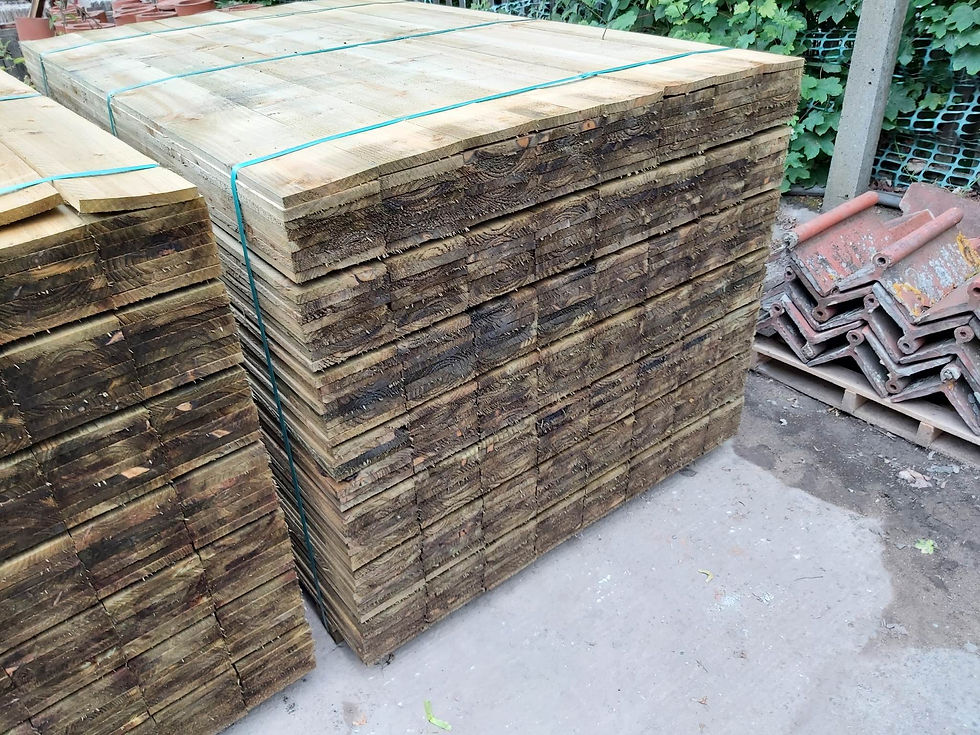 Fence Board 1.8m x150mm x 15mm Fencing Timber