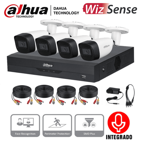 Dahua 5 MP con audio integrado 4 canales | Wifi Tech Mexico