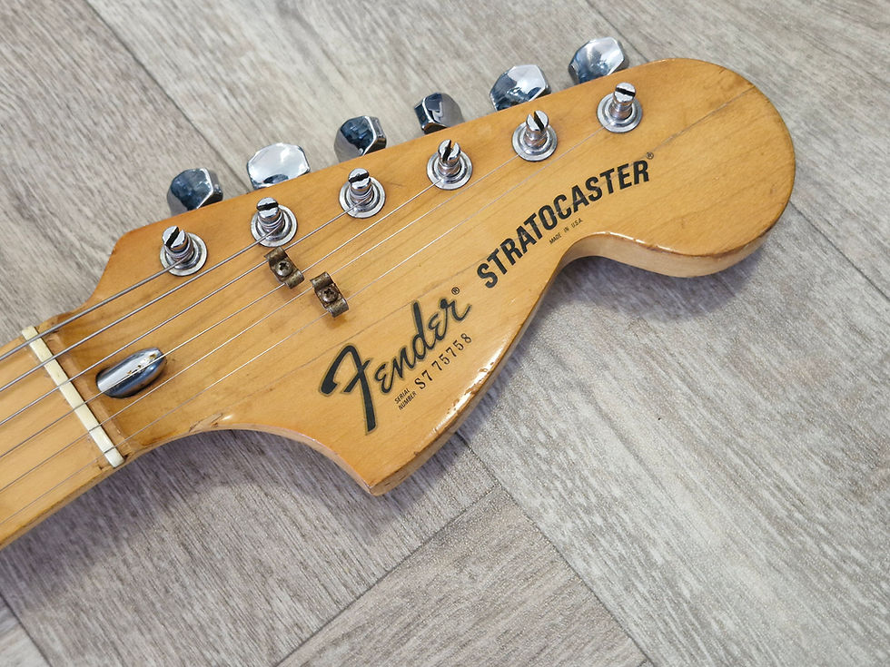 Thumbnail: 1977 Fender Stratocaster 'Mocha' all original with original hard shell case.
