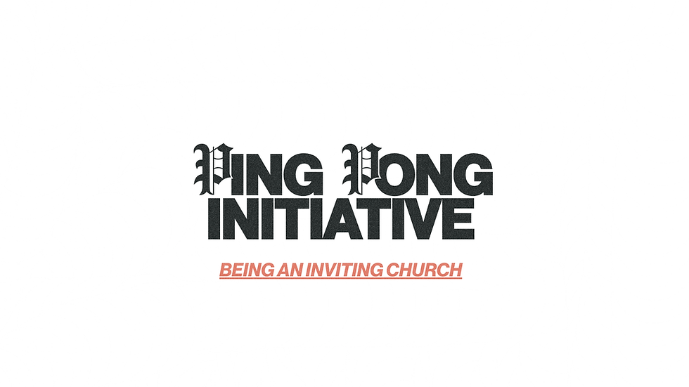 The Ping Pong Initiative!