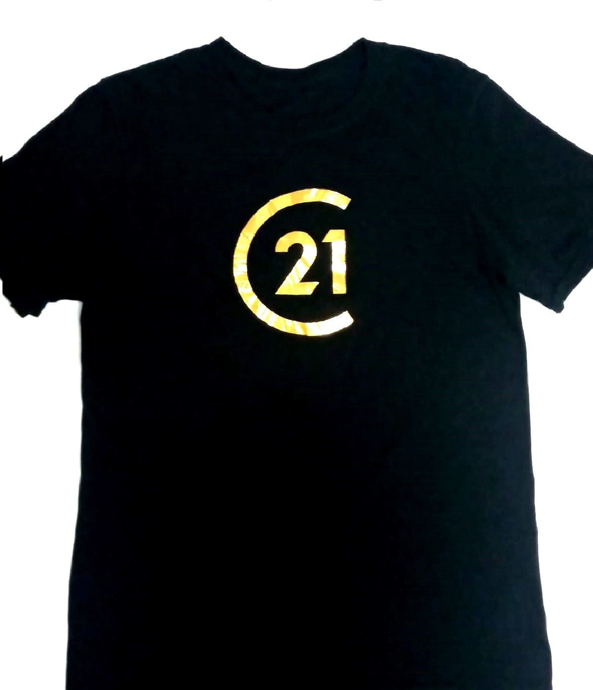 Playera  Sello C21 Dorado Caballero