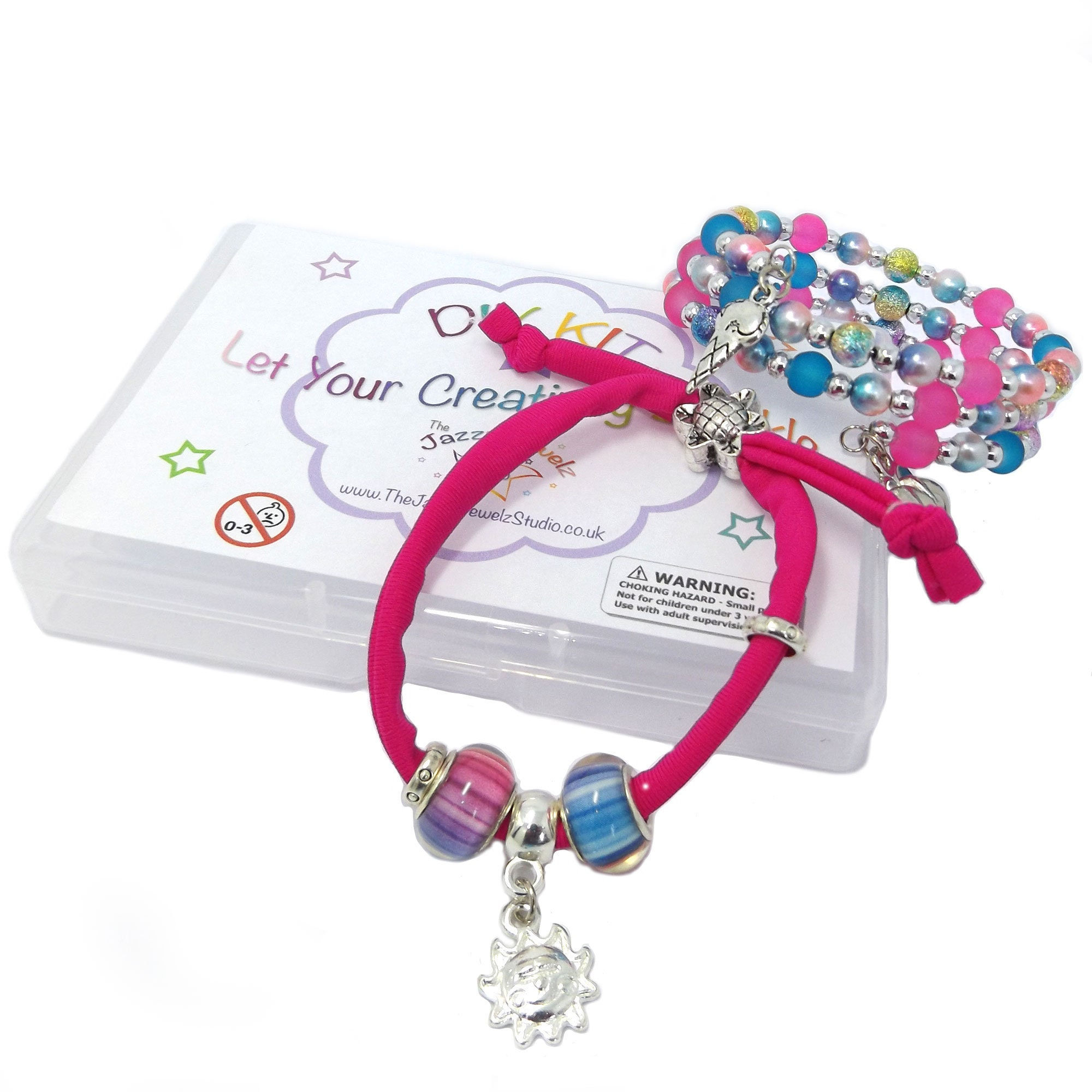 Set of 2 stacking bracelets to make & wear