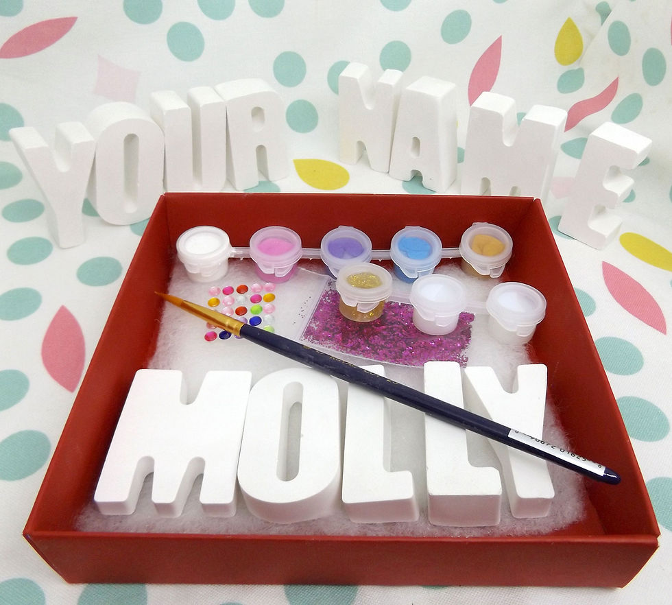 Thumbnail: Paint Your Own Name Craft Kit