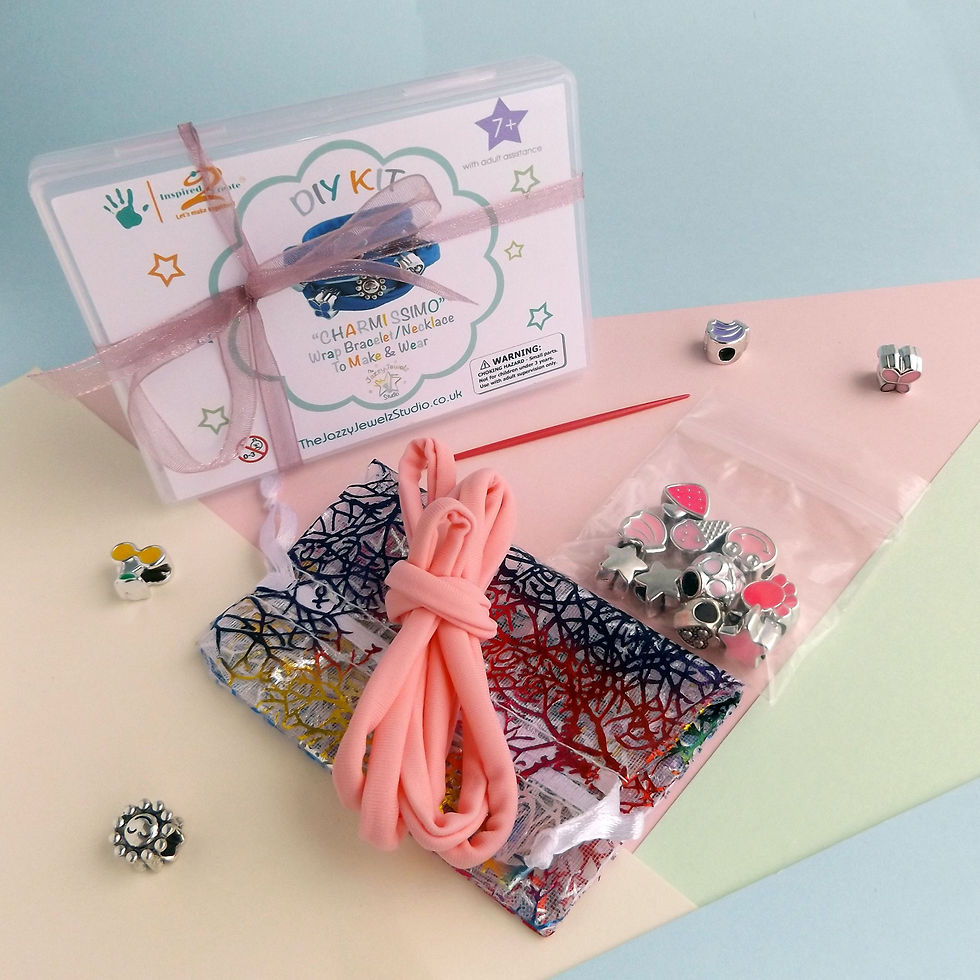 Thumbnail: Charmissimo - Pink Multi Wrap Bracelet/Necklace Kit