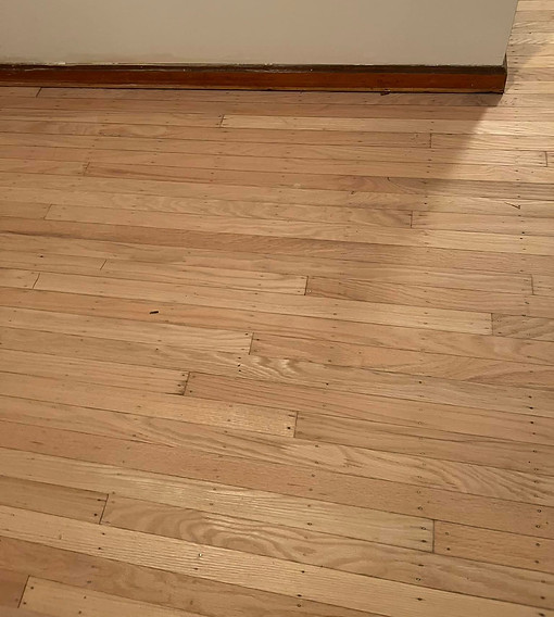 a beautifully clean and restored floor