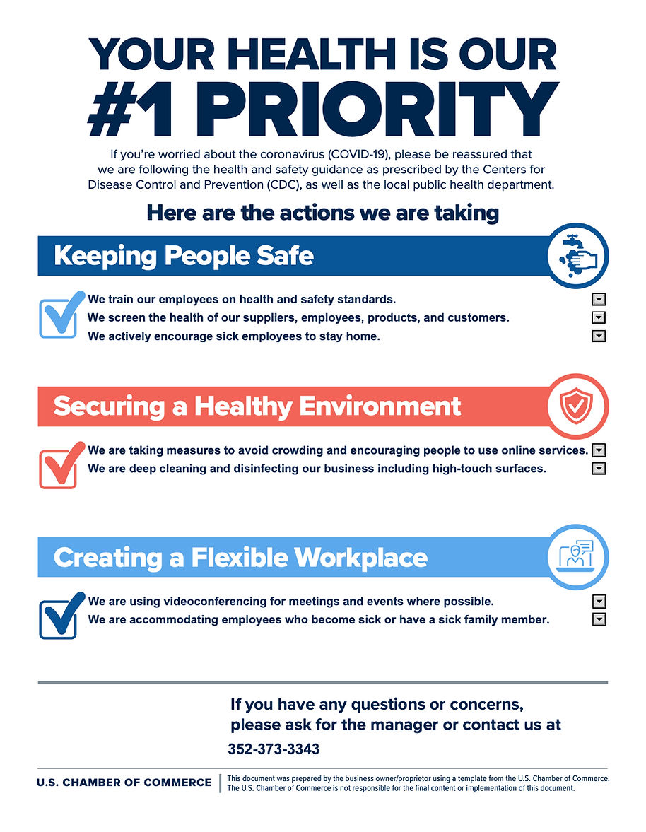 Coronavirus Customizable Flyer-interacti