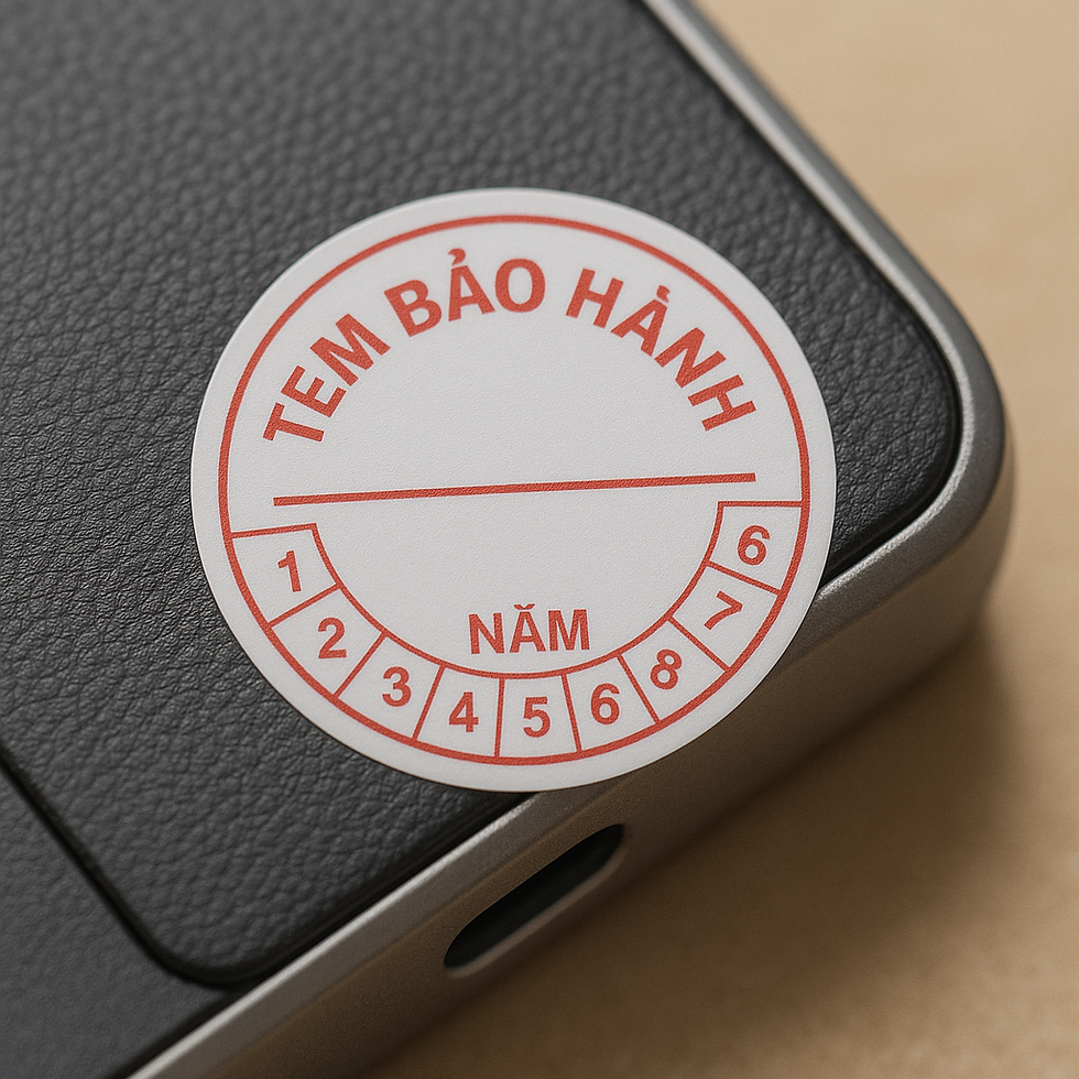 Tem bảo hành – Lớp bảo vệ thầm lặng cho sản phẩm và thương hiệu