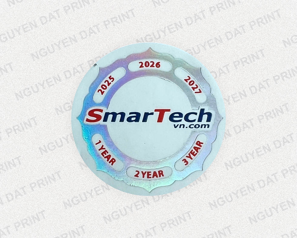 Các sản phẩm tem nhãn của Nguyên Đạt Print