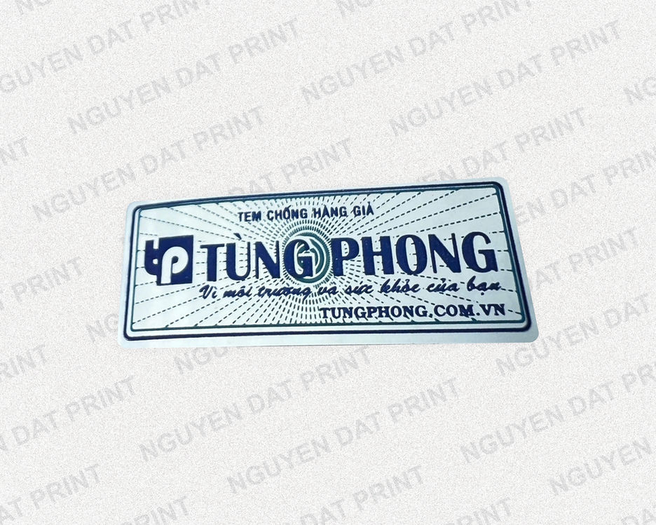 Tem niêm phong 25x10 mm chữ nhật 