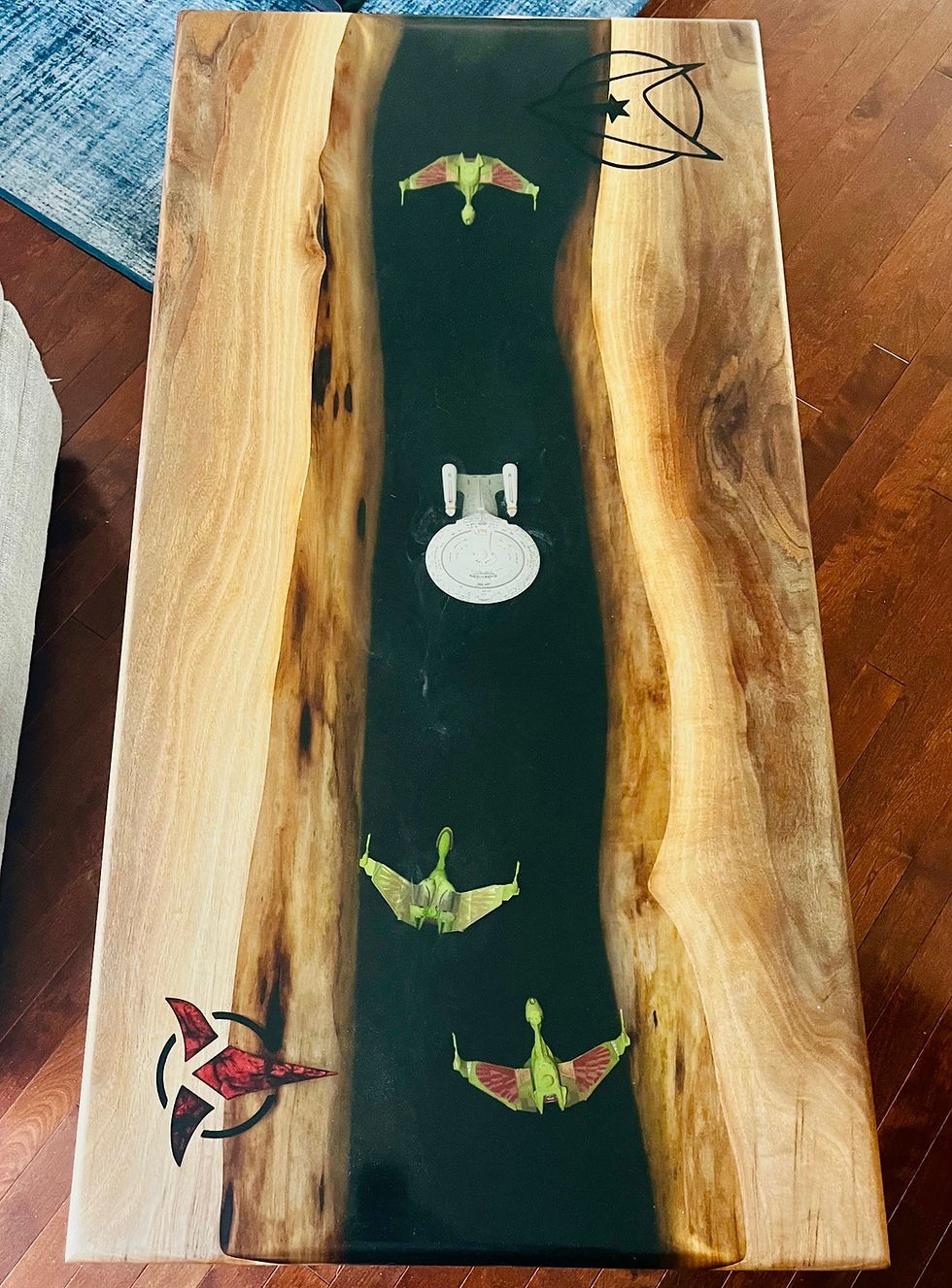 Thumbnail: Start Trek - Enterprise and Birds of Prey Inlay Table