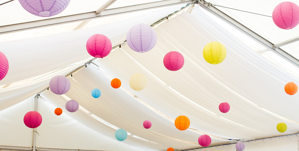Lanterns in a Tent