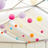 Lanterns in a Tent