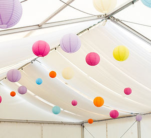 Lanterns in a Tent