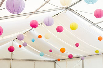 Colorful Lanterns Ceiling