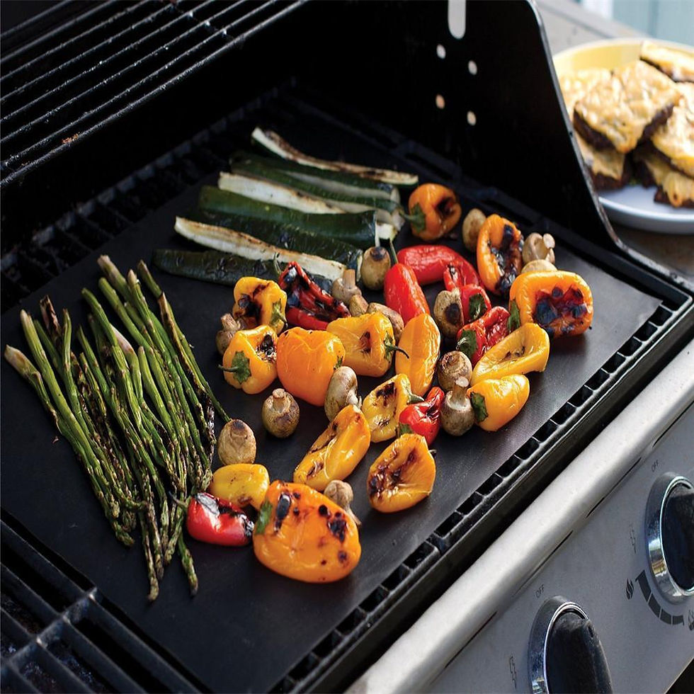 Thumbnail: Braai BBQ Grill Mat Set - The Best Heavy Duty and Non-Stick Mats