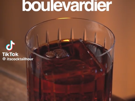 Coffee Boulevardier Whisky Cocktail