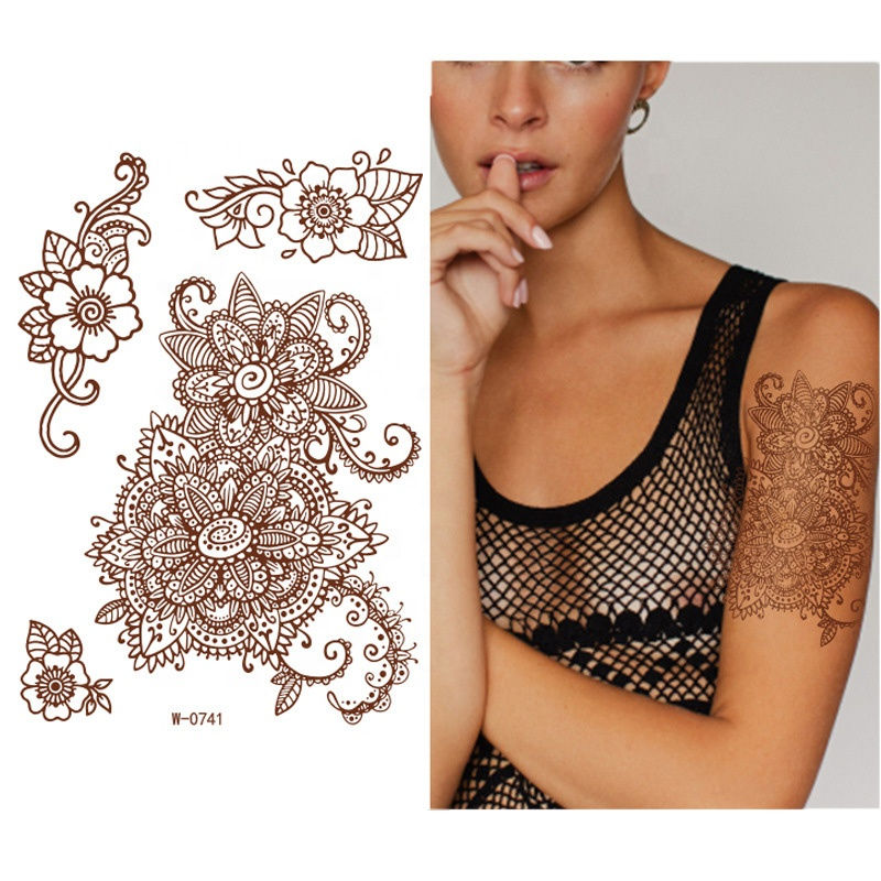 Thumbnail: Henna Temporary Tattoo Sticker