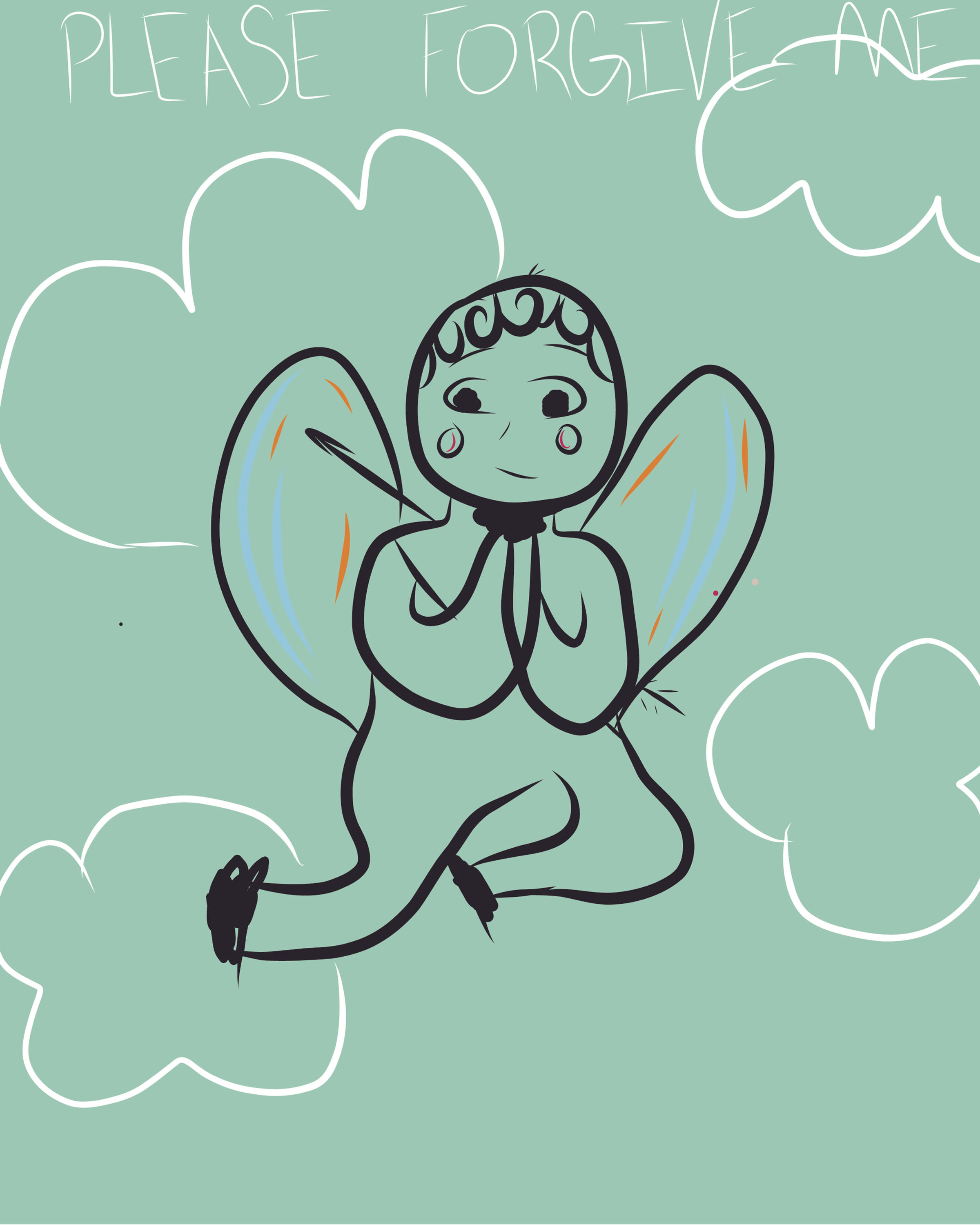 Please Forgive Me Sticker