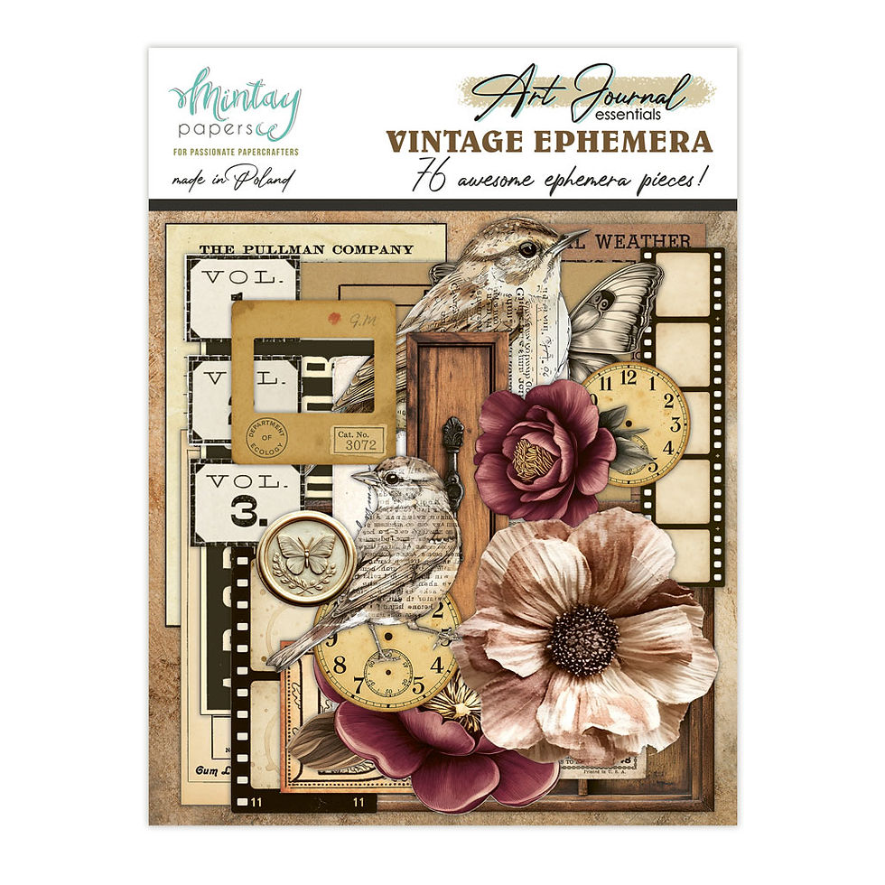 Thumbnail: Mintay Papers - Ephemera Die Cut Packs - Vintage
