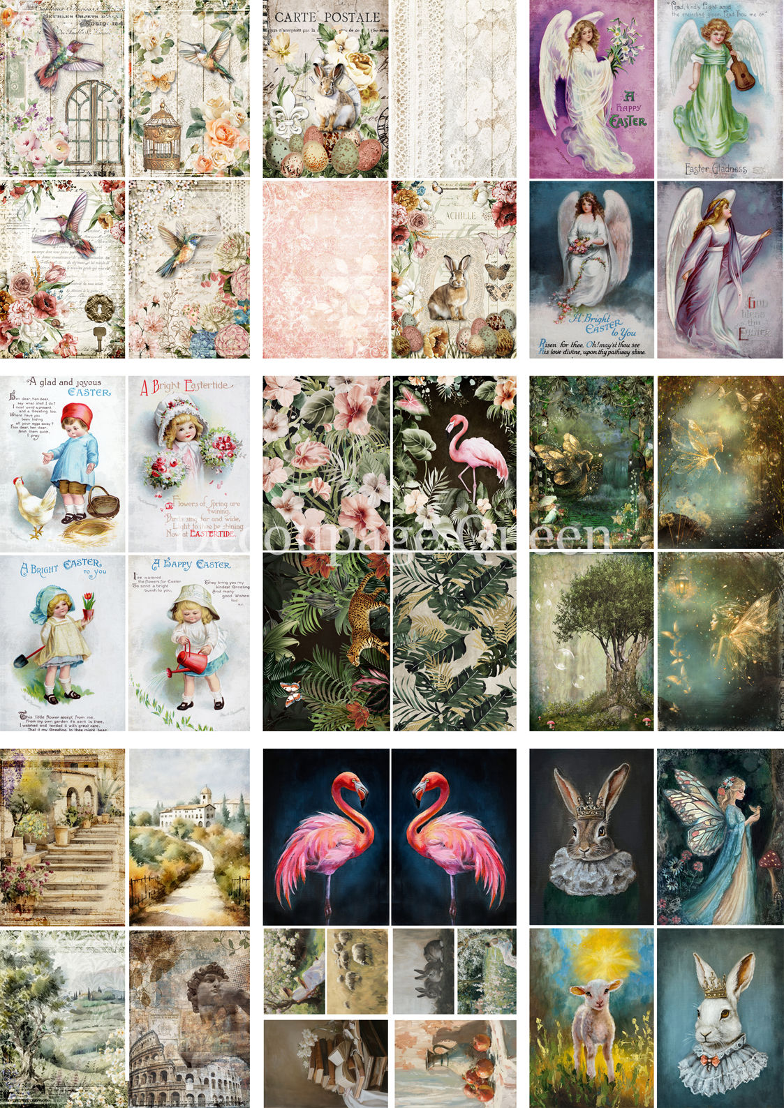 Decoupage Queen - Spring Minis A4 Rice Paper