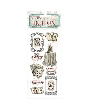 Stamperia Rub-on Transfers - Master of Magic Cartomagic