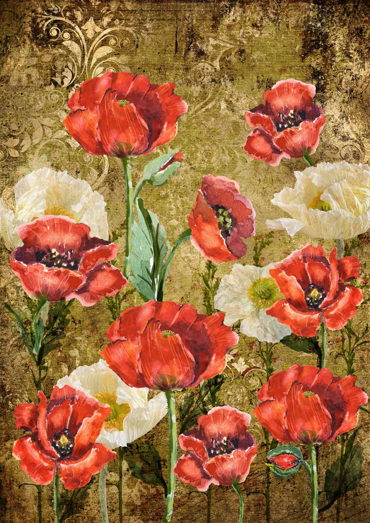 Decoupage Queen - Poppies