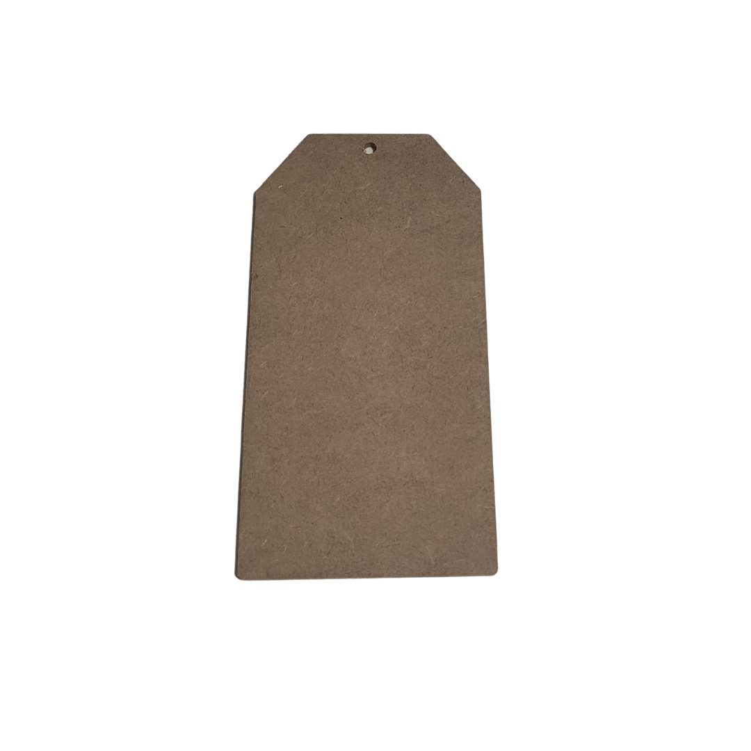 Tags pack of 6 MDF