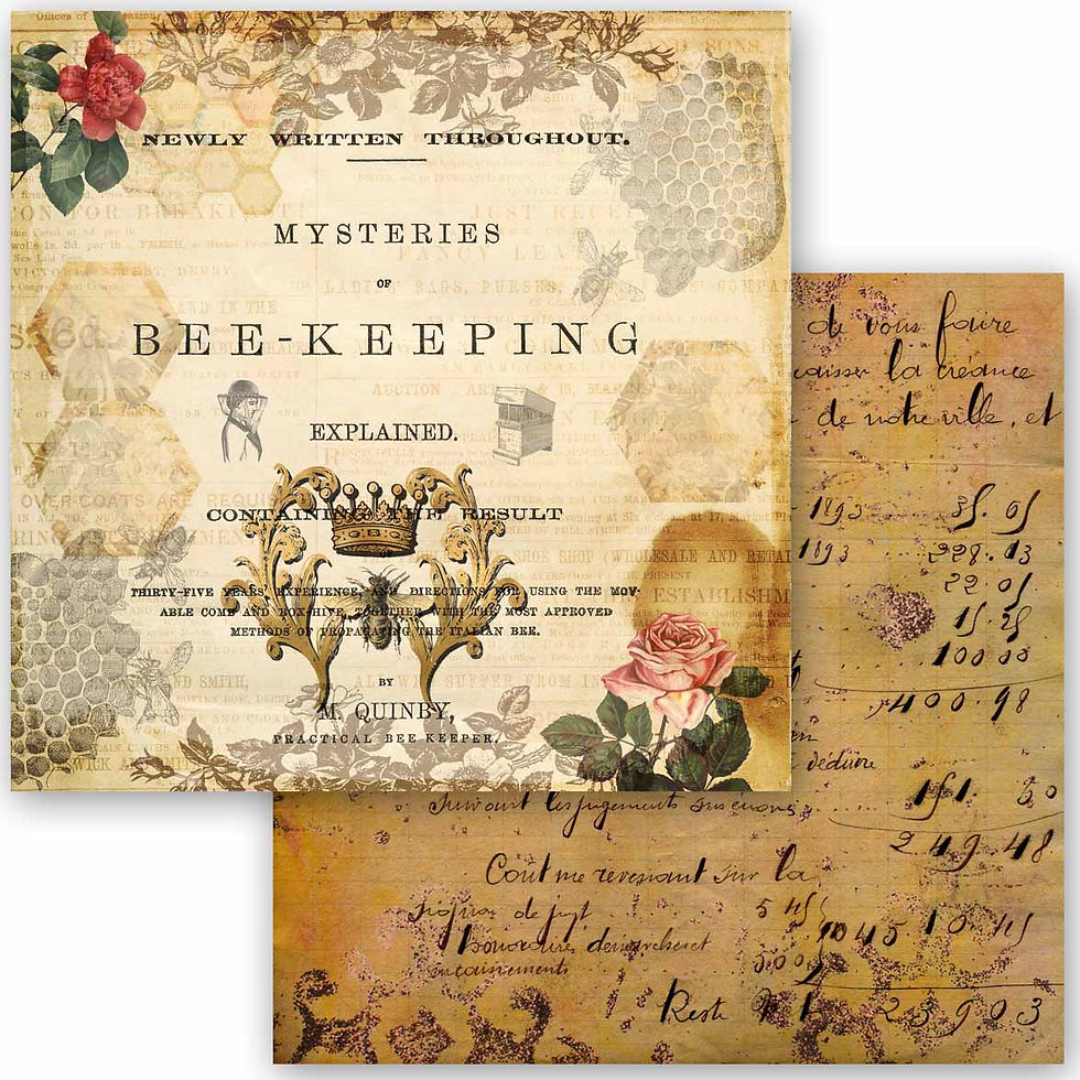 Thumbnail: Decoupage Queen - Queen Bee Scrapbook Papers