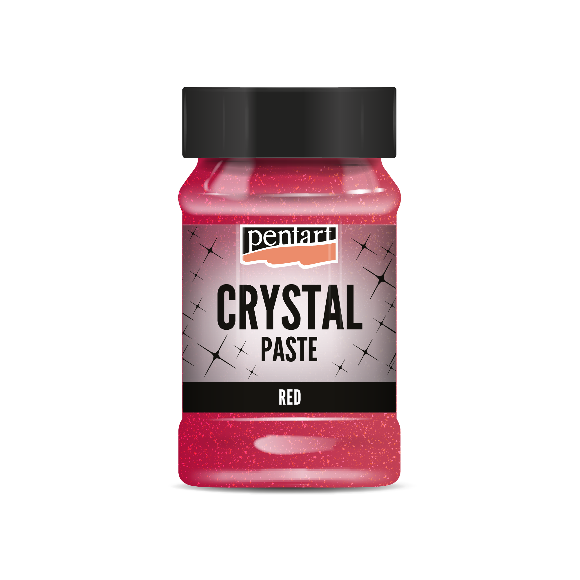 Pentart Crystal Paste - Red 100ml