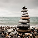 Stacked Beach Stones
