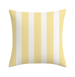 Stipe yellow cushion rental in Sole 