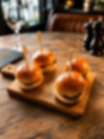 Mini cheese burger