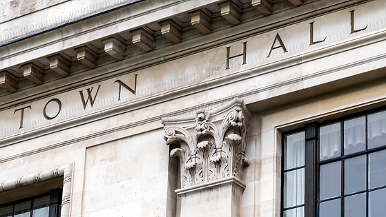 Exterior of a town hall