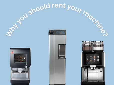 Why you should rent your coffee machine or water cooler?