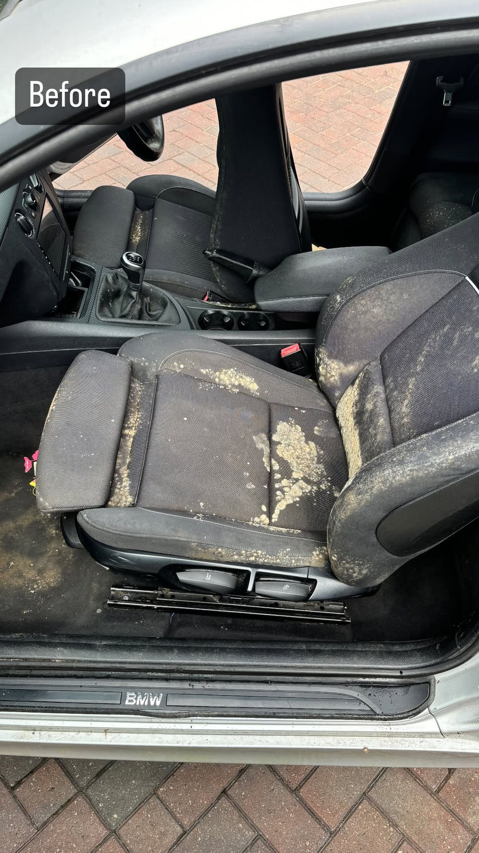 BMW Interior Before