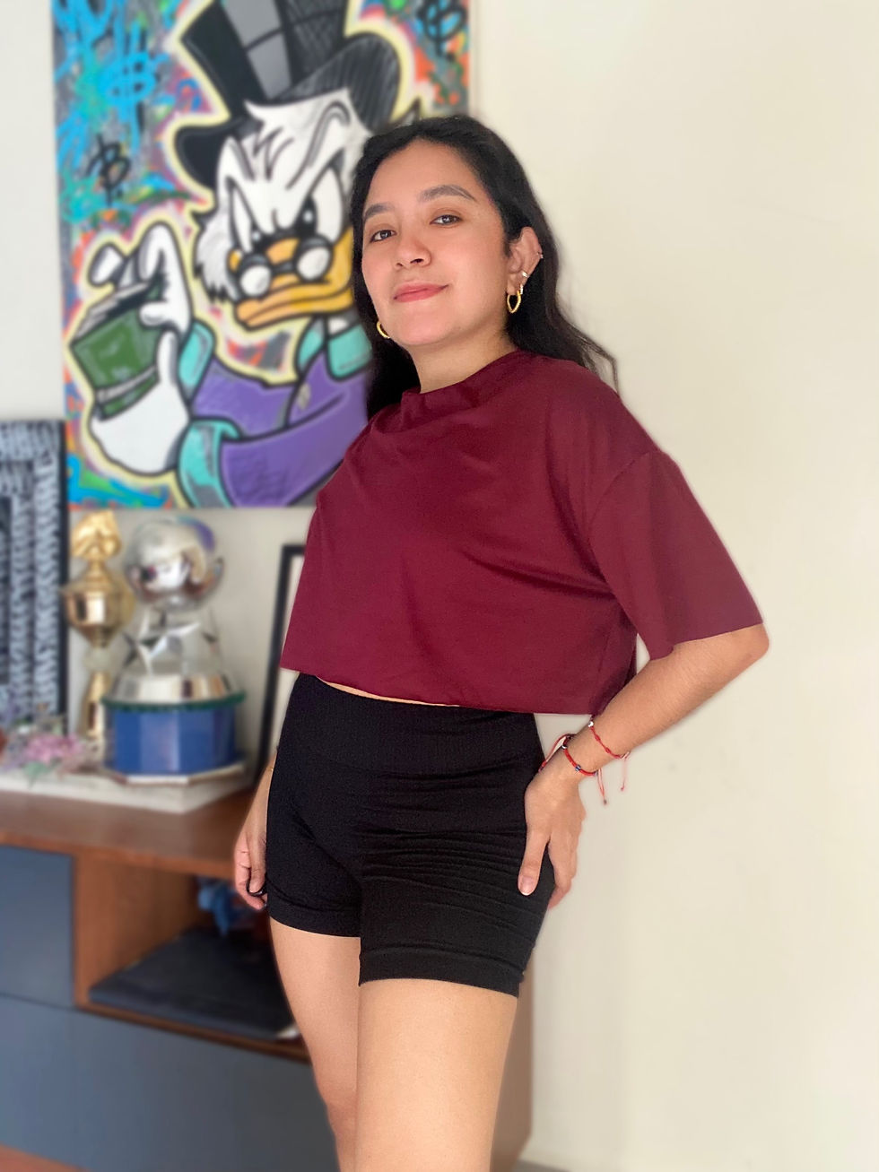 Miniatura: Playera Crop Lisa