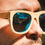 Thumbnail: Limited Eyewood Dream - Brown - Wayfarer - Blue Mirror