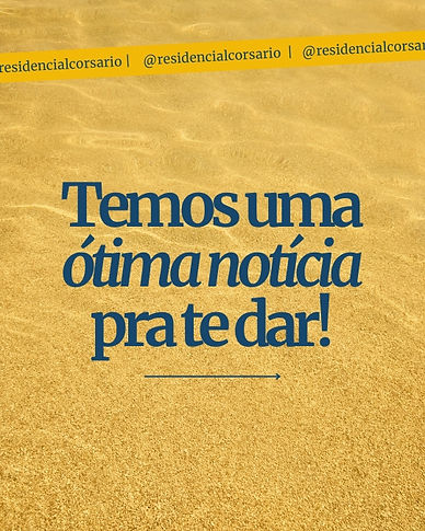 Temos uma ótima notícia pra te dar!