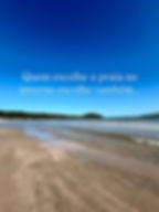 Quem escolhe a praia no inverno escolhe também...