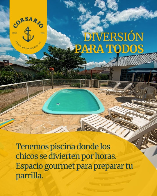 Diversión para todos Tenemos piscina donde los chicos se divierten por horas. Espacio gourmet para preparar tu parrilla.