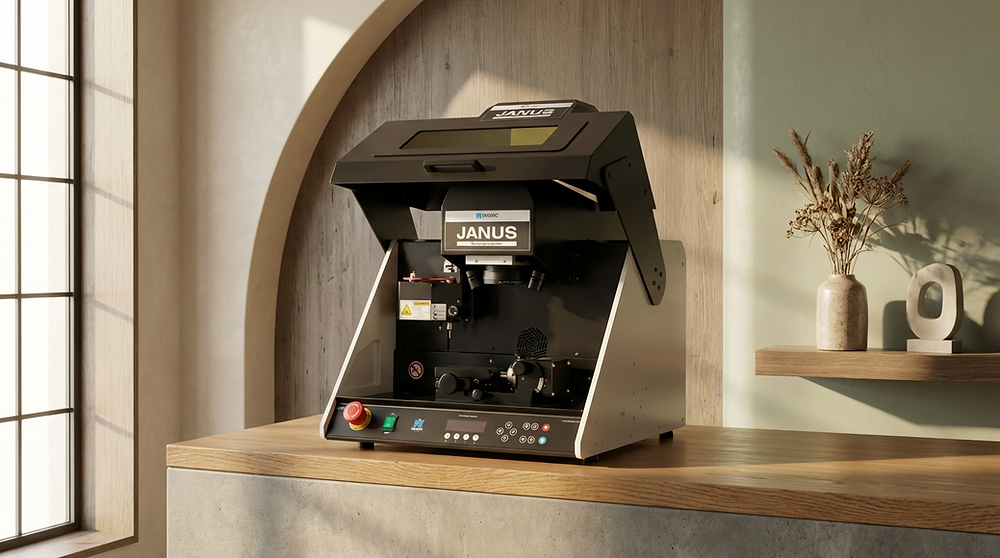Lanus Machine CNC Milling & Laser Marking, Dual-Engine | Hybrid Solution, JANUS